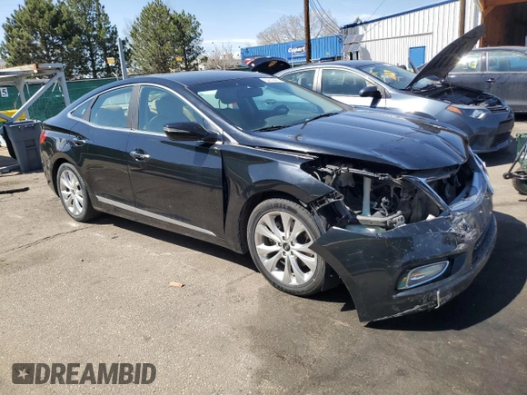 2012 Hyundai Azera with VIN KMHFG4JG2CA161033, listed as a Copart auction lot 52819405 with 89,102 mi miles and Salvage title. Bid and sale history available at DreamBid. Image 4.