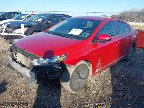 2020 Hyundai Ioniq Hybrid SE with VIN KMHC75LC2LU234435, listed as a IAAI auction lot 41505349 with 138,091 mi miles. Bid and sale history available at carsss.com. Image 18.