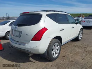 2007 Nissan Murano S with VIN JN8AZ08T17W517991, listed as a IAAI auction lot 41677946 with 173,187 mi miles. Bid and sale history available at carsss.com. Image 4.