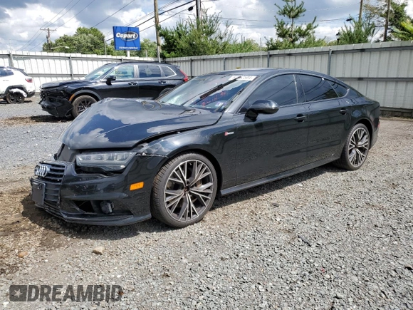 2017 Audi A7 Premium Plus with VIN WAUW2AFC9HN028869, listed as a Copart auction lot 67662504 with 67,397 mi miles and Salvage title. Bid and sale history available at DreamBid. Image 1.