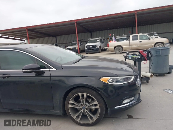 2017 Ford Fusion Titanium with VIN 3FA6P0K9XHR187444, listed as a IAAI auction lot 41753374 with 88,029 mi miles. Bid and sale history available at carsss.com. Image 13.