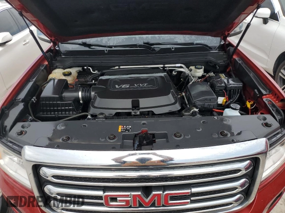 2016 GMC Canyon 4WD SLT with VIN 1GTG6DE32G1353013, listed as a Copart auction lot 75045154 with 0 mi miles and Non Repairable. Bid and sale history available at carsss.com. Image 11.