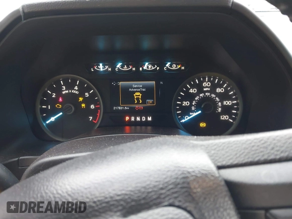 2018 Ford F-150 XL with VIN 1FTFW1E54JKC59793, listed as a IAAI auction lot 41558134 with 217,831 mi miles. Bid and sale history available at carsss.com. Image 7.
