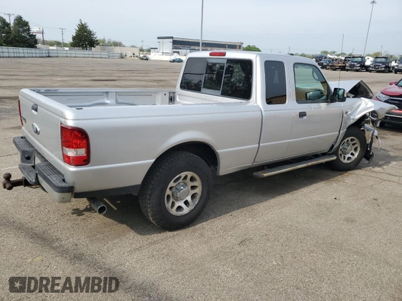 2010 Ford Ranger XLT with VIN 1FTKR4EE6APA01141, listed as a Copart auction lot 54953855 with 130,607 mi miles and Salvage title. Bid and sale history available at DreamBid. Image 3.