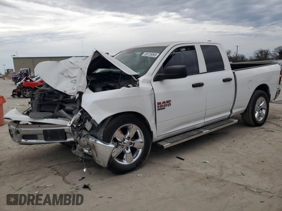 2019 Ram 1500 Classic Tradesman with VIN 1C6RR6FG1KS526494, listed as a Copart auction lot 89125065 with 66,551 mi miles and Salvage Title. Bid and sale history available at carsss.com. Image 1.