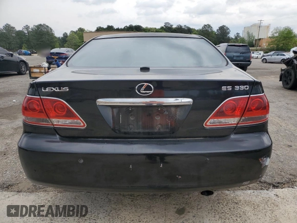 2006 Lexus ES 350 with VIN JTHBA30GX65168629, listed as a Copart auction lot 53072675 with 259,163 mi miles and Salvage Title. Bid and sale history available at DreamBid. Image 6.