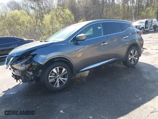2020 Nissan Murano S with VIN 5N1AZ2AJ2LN150742, listed as a IAAI auction lot 41804296 with 58,659 mi miles. Bid and sale history available at carsss.com. Image 19.