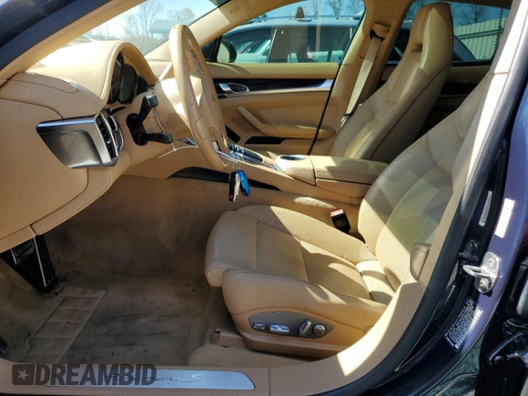 2014 Porsche Panamera S E-Hybrid with VIN WP0AD2A78EL044978, listed as a Copart auction lot 49992665 with 77,485 mi miles and Salvage title. Bid and sale history available at DreamBid. Image 7.