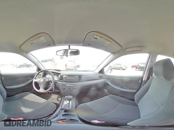 2005 Toyota Corolla CE with VIN 2T1BR32E65C461502, listed as a Copart auction lot 53174275 with 134,136 mi miles and Salvage Title. Bid and sale history available at DreamBid. Image 13.