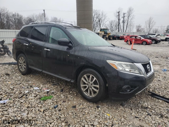 2014 Nissan Pathfinder S with VIN 5N1AR2MM9EC696166, listed as a Copart auction lot 84425384 with 184,634 mi miles and Clean Title. Bid and sale history available at carsss.com. Image 4.