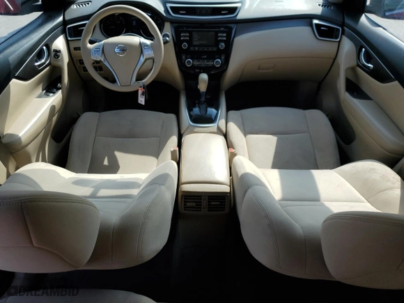 2015 Nissan Rogue SV with VIN KNMAT2MT7FP582710, listed as a Copart auction lot 50077985 with 94,703 mi miles and Salvage Title. Bid and sale history available at carsss.com. Image 8.