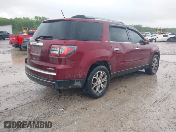 2015 GMC Acadia SLT with VIN 1GKKVRKDXFJ191688, listed as a IAAI auction lot 42201703 with 193,621 mi miles and . Bid and sale history available at carsss.com. Image 4.