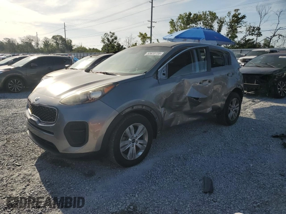 2017 Kia Sportage LX with VIN KNDPM3AC3H7081091, listed as a Copart auction lot 53620735 with 133,819 mi miles and Salvage Title. Bid and sale history available at carsss.com. Image 1.
