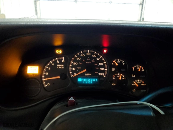 2002 Chevrolet Silverado 1500 LS with VIN 1GCEK14V82Z300220, listed as a Copart auction lot 87164594 with 115,109 mi miles and Clean Title. Bid and sale history available at carsss.com. Image 9.