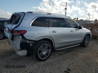 2020 Mercedes-Benz GLS 450 with VIN 4JGFF5KE9LA214347, listed as a Copart auction lot 46700204 with 48,750 mi miles and . Bid and sale history available at DreamBid. Image 3.