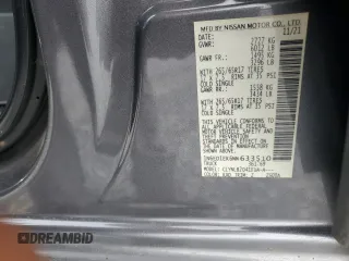 2022 Nissan Frontier SV with VIN 1N6ED1EK6NN633510, listed as a Copart auction lot 48550925 with 123,304 mi miles and Salvage title. Bid and sale history available at DreamBid. Image 14.