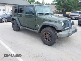 2008 Jeep Wrangler Unlimited X z VIN 1J4GA391X8L638852, wystawiony jako IAAI lot #42730402 z przebiegiem 225 670 mil mil oraz . Historia ofert i sprzedaży dostępna na DreamBid. Obrazek 1.