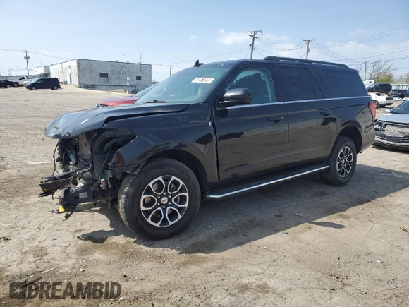 2022 Ford Expedition Max XLT with VIN 1FMJK1JT4NEA66862, listed as a Copart auction lot 55061095 with 53,099 mi miles and Salvage Title. Bid and sale history available at DreamBid. Image 1.