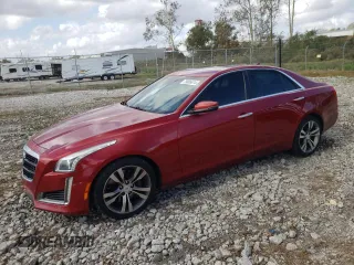 2014 Cadillac CTS Vsport Premium RWD with VIN 1G6AV5S87E0143074, listed as a Copart auction lot 79006674 with 123,833 mi miles and Salvage Title. Bid and sale history available at carsss.com. Image 1.