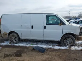 2010 Chevrolet Express Cargo Van with VIN 1GCUGADX6A1154119, listed as a IAAI auction lot 41608254 with 156,816 mi miles. Bid and sale history available at carsss.com. Image 14.
