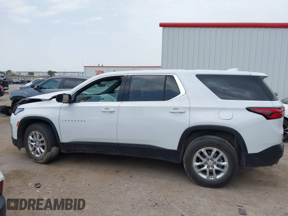 2024 Chevrolet Traverse LS with VIN 1GNESTKW4RJ139968, listed as a IAAI auction lot 42264716 with 30,131 mi miles and . Bid and sale history available at DreamBid. Image 13.