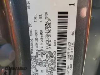 2024 Toyota Tundra 1794 Edition with VIN 5TFMC5DB3RX069660, listed as a Copart auction lot 84489974 with 3,998 mi miles and Salvage title. Bid and sale history available at DreamBid. Image 12.