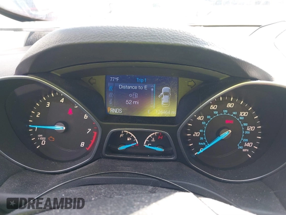 2014 Ford Escape SE with VIN 1FMCU0GX0EUE35004, listed as a IAAI auction lot 40811631 with 126,464 mi miles. Bid and sale history available at carsss.com. Image 7.