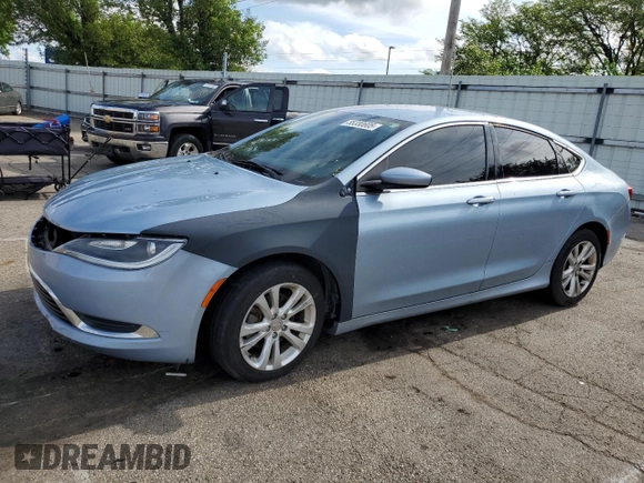 2015 Chrysler 200 Limited with VIN 1C3CCCABXFN714756, listed as a Copart auction lot 55330605 with 173,841 mi miles and Salvage Title. Bid and sale history available at DreamBid. Image 1.