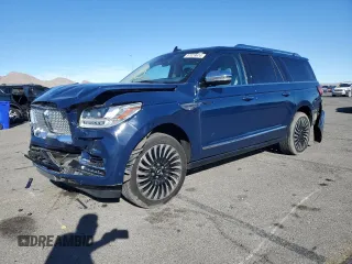 2020 Lincoln Navigator Black Label z VIN 5LMJJ3TTXLEL07118, wystawiony jako Copart lot #87028674 z przebiegiem 91 361 mil mil oraz Szkody całkowita. Historia ofert i sprzedaży dostępna na DreamBid. Obrazek 1.