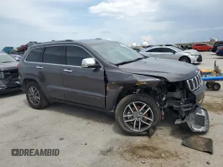 2020 Jeep Grand Cherokee Limited with VIN 1C4RJEBG9LC392944, listed as a Copart auction lot 59019955 with Not provided miles and Salvage title. Bid and sale history available at DreamBid. Image 4.