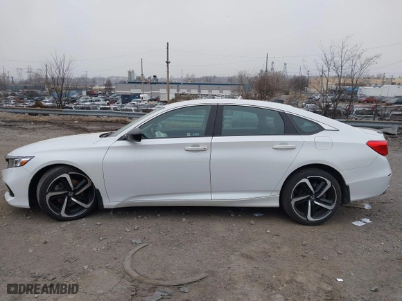 2022 Honda Accord Sedan Sport SE with VIN 1HGCV1F47NA098249, listed as a IAAI auction lot 41239513 with 93,504 mi miles. Bid and sale history available at carsss.com. Image 13.