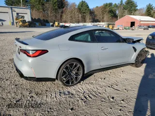 2022 BMW M4 Competition xDrive with VIN WBS43AZ04NCJ90806, listed as a Copart auction lot 79045274 with 0 mi miles and Salvage Title. Bid and sale history available at carsss.com. Image 3.