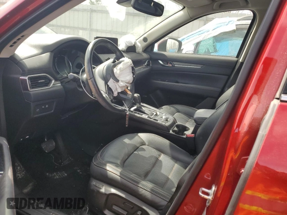 2021 Mazda CX-5 Grand Touring Reserve with VIN JM3KFBAY5M0313517, listed as a Copart auction lot 42815805 with 34,028 mi miles and Salvage Title. Bid and sale history available at carsss.com. Image 7.