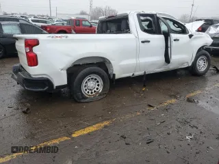 2020 Chevrolet Silverado 1500 Work Truck with VIN 1GCRYAEH6LZ117120, listed as a Copart auction lot 43200635 with 0 mi miles and Clean Title. Bid and sale history available at carsss.com. Image 3.