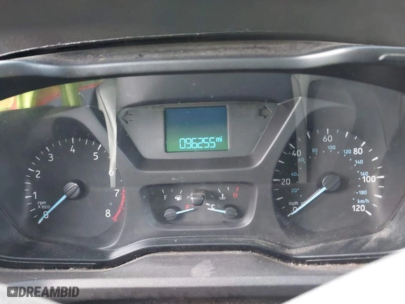 2019 Ford Transit Van with VIN 1FTBW2CM4KKB73013, listed as a IAAI auction lot 41852863 with 96,255 mi miles. Bid and sale history available at carsss.com. Image 7.