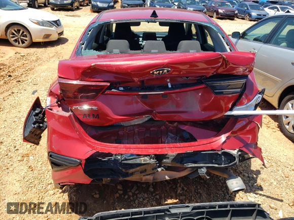 2019 Kia Forte LXS with VIN 3KPF24ADXKE067177, listed as a Copart auction lot 56452245 with 113,271 mi miles and Salvage title. Bid and sale history available at DreamBid. Image 6.