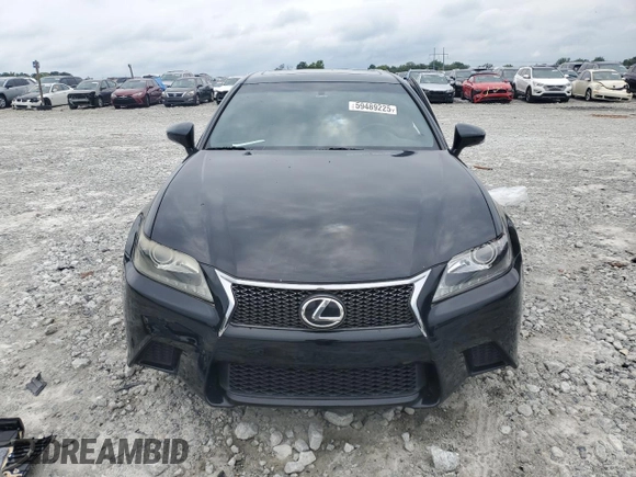 2015 Lexus GS 350 with VIN JTHBE1BL3FA003693, listed as a Copart auction lot 59489225 with 58,677 mi miles and Salvage title. Bid and sale history available at DreamBid. Image 5.