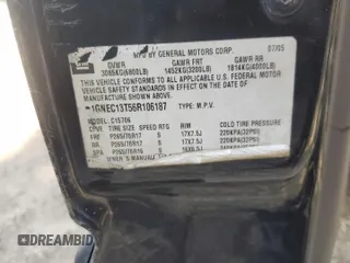 2006 Chevrolet Tahoe Z71 with VIN 1GNEC13T56R106187, listed as a Copart auction lot 60729985 with 72,710 mi miles and Salvage title. Bid and sale history available at DreamBid. Image 13.