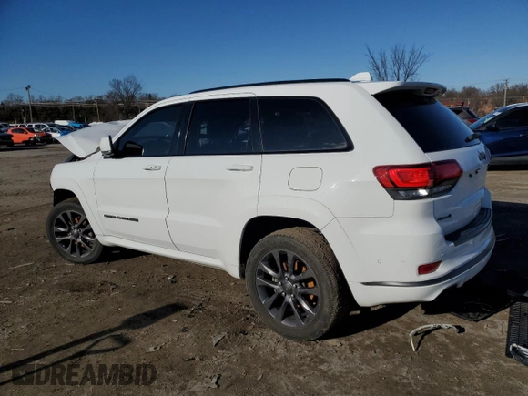 2018 Jeep Grand Cherokee High Altitude with VIN 1C4RJFCG2JC468618, listed as a Copart auction lot 45810405 with Not provided miles and Salvage title. Bid and sale history available at DreamBid. Image 2.