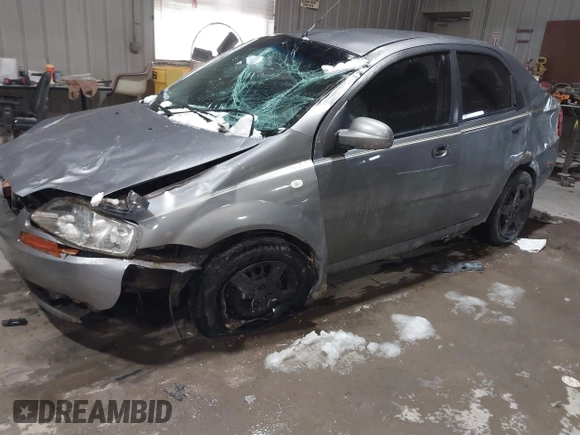2006 Chevrolet Aveo LT with VIN KL1TG56696B552067, listed as a IAAI auction lot 41625344 with 200,946 mi miles and . Bid and sale history available at DreamBid. Image 2.