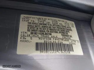 2009 Nissan Versa 1.8 S with VIN 3N1BC11E29L363158, listed as a IAAI auction lot 42070151 with 168,349 mi miles. Bid and sale history available at carsss.com. Image 9.