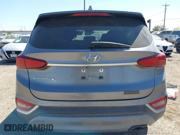 2019 Hyundai Santa Fe SEL with VIN 5NMS33AD0KH078624, listed as a IAAI auction lot 41747977 with 98,507 mi miles. Bid and sale history available at carsss.com. Image 16.