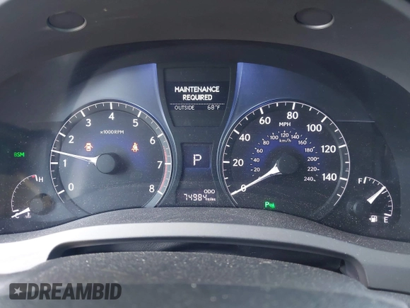 2015 Lexus RX 350 with VIN JTJZK1BA6F2420255, listed as a IAAI auction lot 42533904 with 74,984 mi miles and . Bid and sale history available at DreamBid. Image 7.
