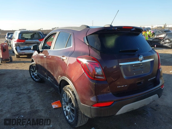 2018 Buick Encore Sport Touring with VIN KL4CJ1SB7JB584900, listed as a IAAI auction lot 41337834 with 66,055 mi miles and . Bid and sale history available at DreamBid. Image 3.