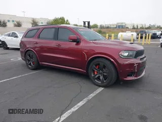 2018 Dodge Durango SRT with VIN 1C4SDJGJ5JC291287, listed as a IAAI auction lot 41862178 with 70,294 mi miles and . Bid and sale history available at carsss.com. Image 1.