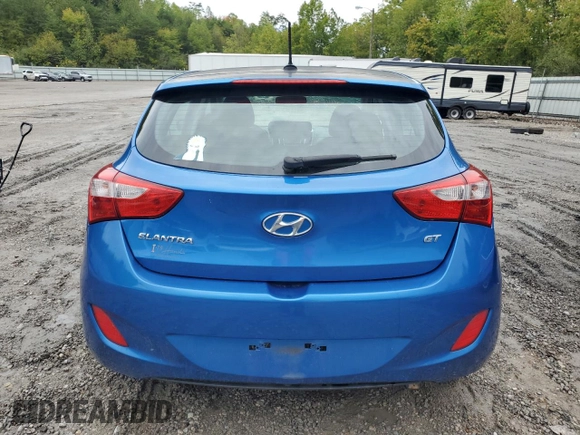 2017 Hyundai Elantra GT with VIN KMHD35LH6HU377018, listed as a Copart auction lot 72765934 with 67,883 mi miles and Salvage Title. Bid and sale history available at carsss.com. Image 6.