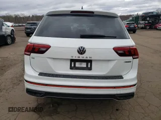 2023 Volkswagen Tiguan SE R-Line Black with VIN 3VV8B7AX8PM025044, listed as a Copart auction lot 53185355 with 35,565 mi miles and Salvage title. Bid and sale history available at DreamBid. Image 6.