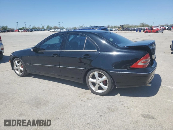 2004 Mercedes-Benz C 230 Kompressor with VIN WDBRF40J04A628791, listed as a Copart auction lot 52890795 with 247,386 mi miles and Salvage Title. Bid and sale history available at DreamBid. Image 2.