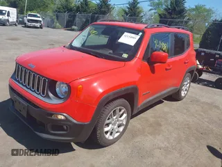 2016 Jeep Renegade Latitude with VIN ZACCJABTXGPC53077, listed as a IAAI auction lot 42134081 with 30,191 mi miles and . Bid and sale history available at carsss.com. Image 2.
