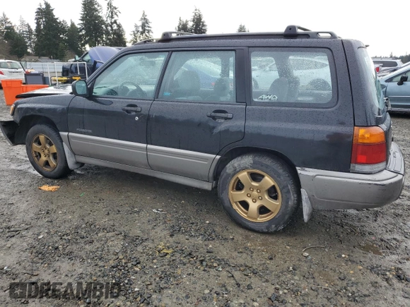 1998 Subaru Forester S with VIN JF1SF655XWH765781, listed as a Copart auction lot 45874945 with 154,624 mi miles and Salvage Title. Bid and sale history available at carsss.com. Image 2.